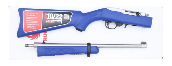 RUGER 10/22 USA SHOOTING TAKEDOWN SEMI AUTO RIFLE.