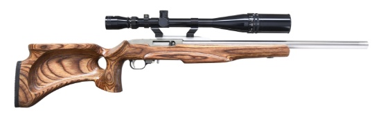 CUSTOM RUGER MODEL 10/22 TARGET SEMI-AUTO RIFLE.