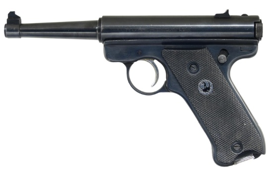 RUGER STANDARD MODEL SEMI AUTO PISTOL.