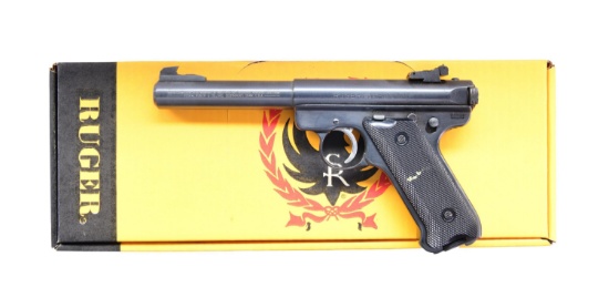 RUGER MARK II TARGET SEMI AUTO PISTOL.