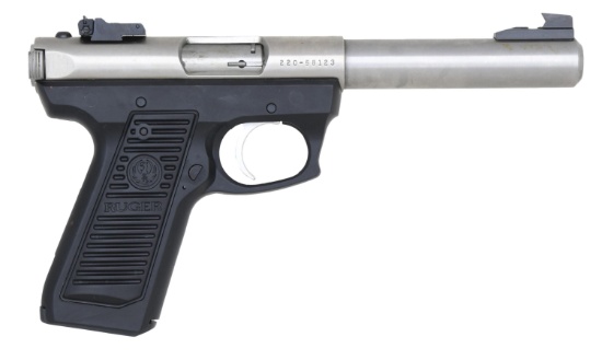 RUGER 22/45 TARGET SEMI-AUTO PISTOL WITH FACTORY