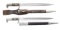 2 WWII GERMAN POLICE DRESS BAYONETS.