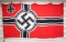2 WWII GERMAN BATTLE FLAGS.