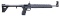 FOLDING 40 S&W KELTEC SUB 2000 RIFLE WITH 6 MAGS.