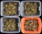 LOT OF 4 TOTES OF ASSORTED FIRED .50 BMG CARTRIDGE