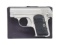COLT 1908 VEST POCKET NICKEL FINISHED PISTOL.