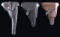 LOT OF 3 ASSORTED LUGER HOLSTERS.