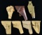 LOT OF 7 BRITISH & COMMONWEALTH HOLSTERS.