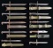 10 PREDOMINENTLY US VINTAGE MILITARY BAYONETS.
