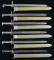 US WWII BAYONETS, 5 MODEL 1942 AND 1 USN MK1