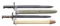 2 VERY EARLY PRODUCTION US MODEL 1903 BAYONETS.