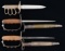 3 US WWI TRENCH KNIVES.