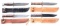 4 WWII ERA NAVY AND MARINE CORPS FIGHTING KNIVES