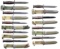 GROUP OF 9 US WW2 M3 TRENCH KNIVES.