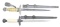 2 WWII GERMAN 2nd MODEL LUFTWAFFE DAGGERS BY SMF &
