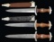 2 WWII GERMAN SA DAGGERS AND 1 NSKK DAGGER.