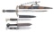 3 WWII ERA GERMAN EDGED WEAPONS.
