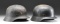 2 WWII GERMAN HELMETS.