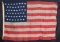 LARGE EARLY 45-STAR UNITED STATES FLAG.