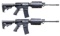 TWO NEAR NEW WINDHAM WEAPONRY MODEL WW-15 SEMI-
