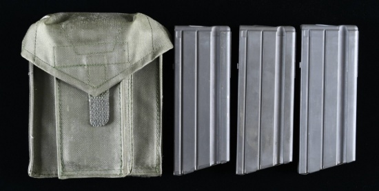 LOT OF 3 SCARCE FAMAS F1 25-ROUND MAGAZINES WITH