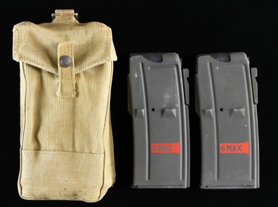 LOT OF 2 SPAS-15 6-ROUND MAGAZINES.