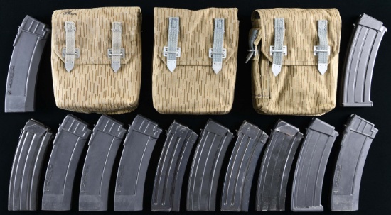LOT OF 12 ASSORTED GALIL 35-ROUND MAGAZINES.