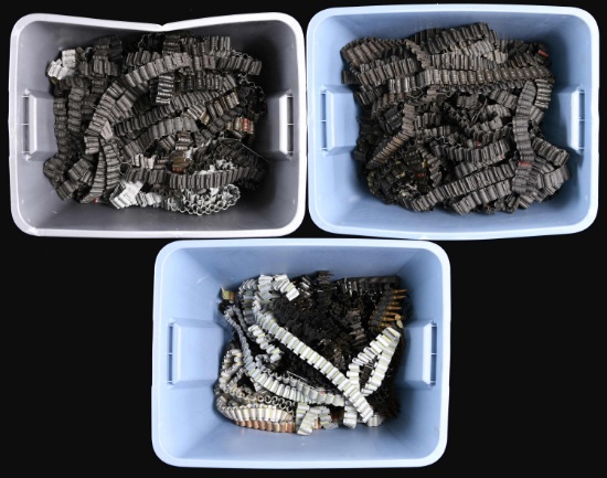 LOT OF 3 TOTES OF ASSORTED LENGTH MG34 / MG42,