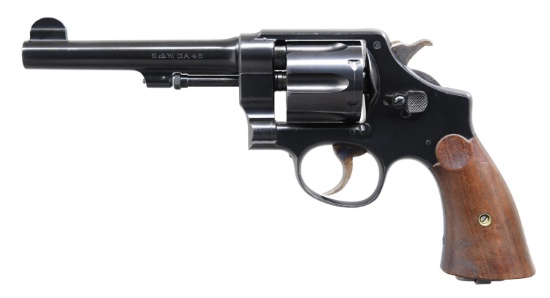 EARLY ISSUE WWII SMITH & WESSON M1917 ARMY DA