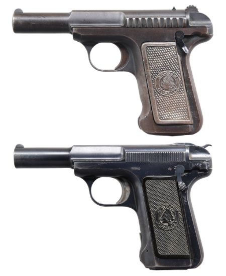 LOT OF TWO SAVAGE PISTOLS.