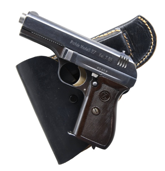 GERMAN OCCUPATION CZ-27 SEMI AUTO PISTOL.