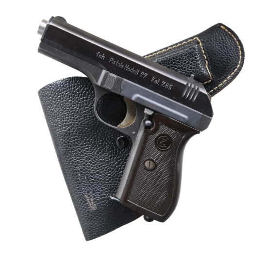 WWII GERMAN ISSUE CZ-27 SEMI AUTO PISTOL.