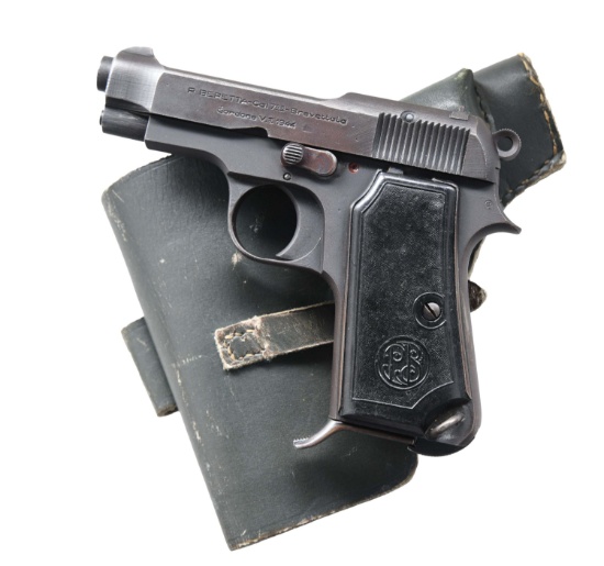 4UT MARKED BERETTA 1935 SEMI AUTO PISTOL.