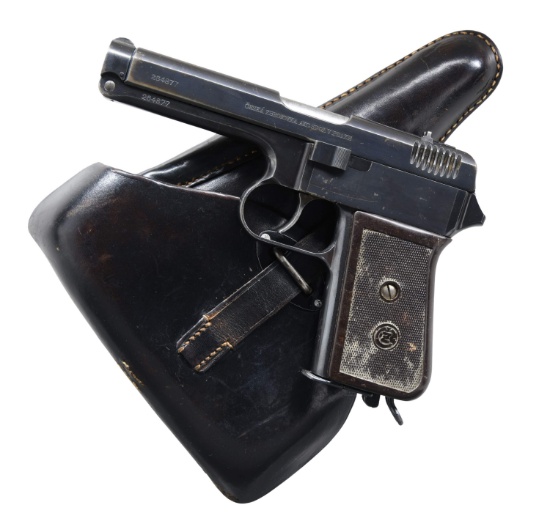 CZ VZ38 SEMI AUTO PISTOL.