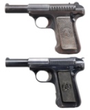 LOT OF TWO SAVAGE PISTOLS.