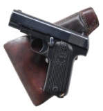 WWII GERMAN MARKED UNIQUE 17 SEMI AUTO PISTOL.