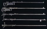 LOT OF ARISAKA & MAUSER BARRELED ACTIONS.