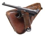 WWII JAPANESE NAGOYA T14 NAMBU SEMI AUTO PISTOL.