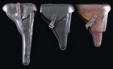 LOT OF 3 ASSORTED LUGER HOLSTERS.