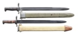 2 VERY EARLY PRODUCTION US MODEL 1903 BAYONETS.