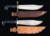 2 US WWII V44 SURVIVAL KNIVES.