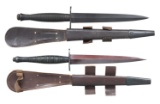 2 BRITISH WWII FAIRBAIRN-SYKES COMMANDO KNIVES.