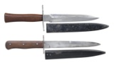 WWII GERMAN TRENCH KNIFE & WWI FRENCH TRENCH