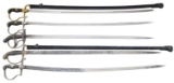 5 IMPERIAL GERMAN SWORDS.