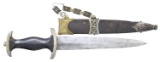 WWII GERMAN CHAINED SS OFFICER'S DAGGER.