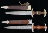 2 WWII GERMAN SA DAGGERS.