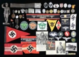 WWII GERMAN ARMBANDS, PATCHES, BADGES, & MORE.