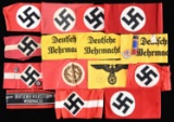 15 WWII GERMAN ARMBANDS.
