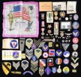 US MILITARY INSIGNIA, PATCHES, DOG TAGS, MEDALS,
