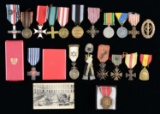 19 FOREIGN MEDALS, BADGES, & AWARDS.